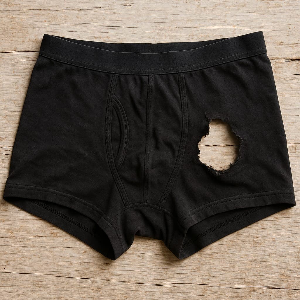 A cueca preferida do noivo